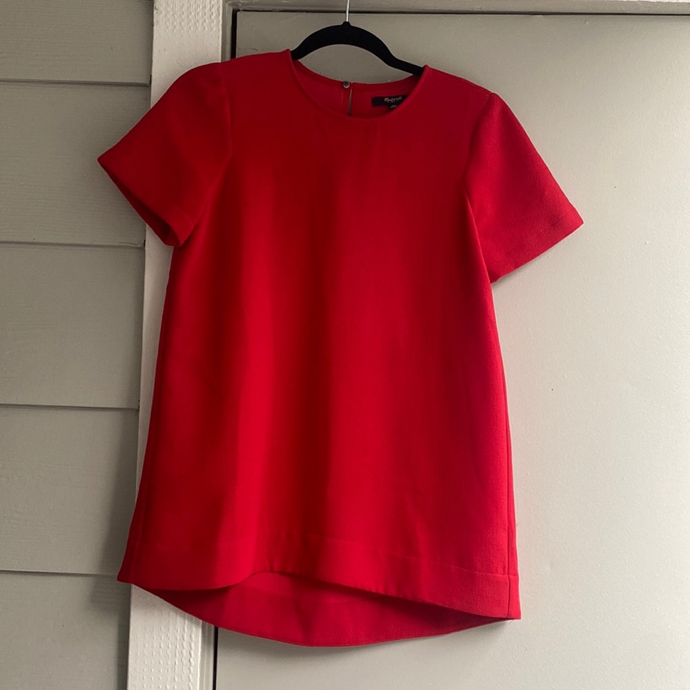 Madewell textured keyhole shirt